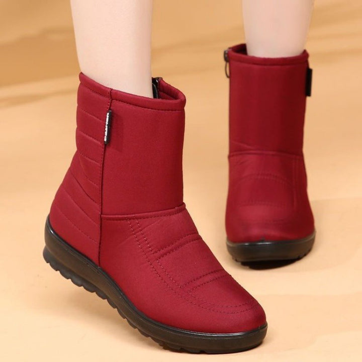 SUNKISSEDSTEP Women’s Waterproof Plush-Lined Snow Boots