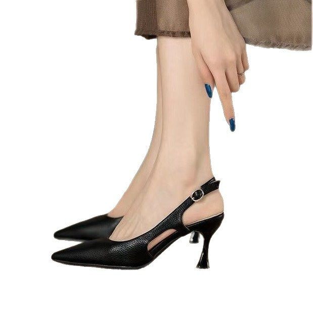Elegant Slingback Kitten Heel Pumps