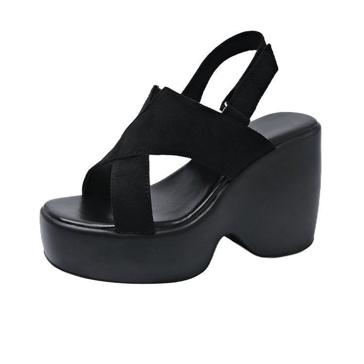 SUNKISSEDSTEP Women’s Chunky Wedge Platform Sandals
