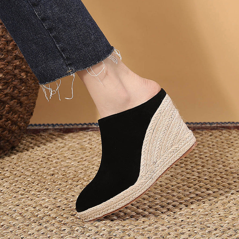SUNKISSEDSTEP Women’s Valencia Espadrille Mule Wedges (US 5.5–9)