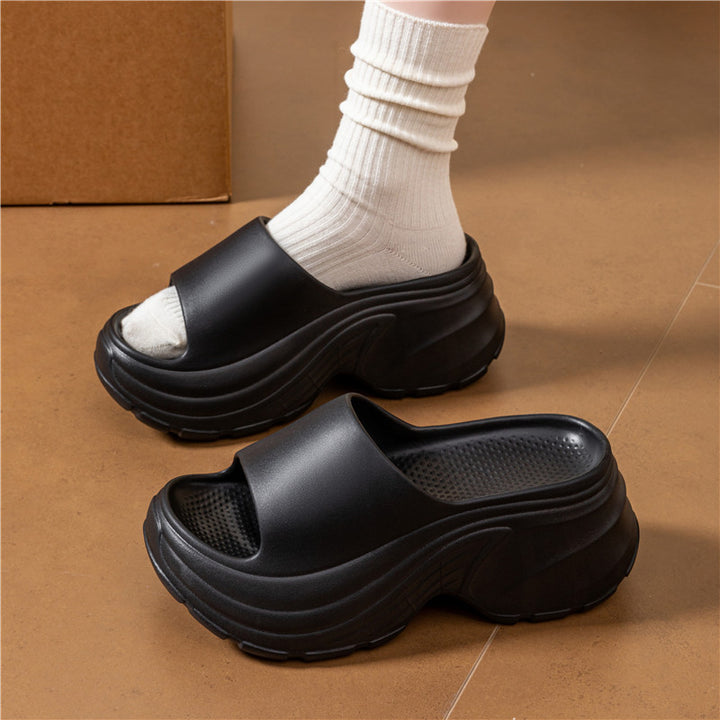 SUNKISSEDSTEP Women’s Cloud Comfort EVA Platform Slide Sandals