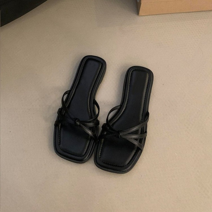 Minimalist Strappy Slide Sandals