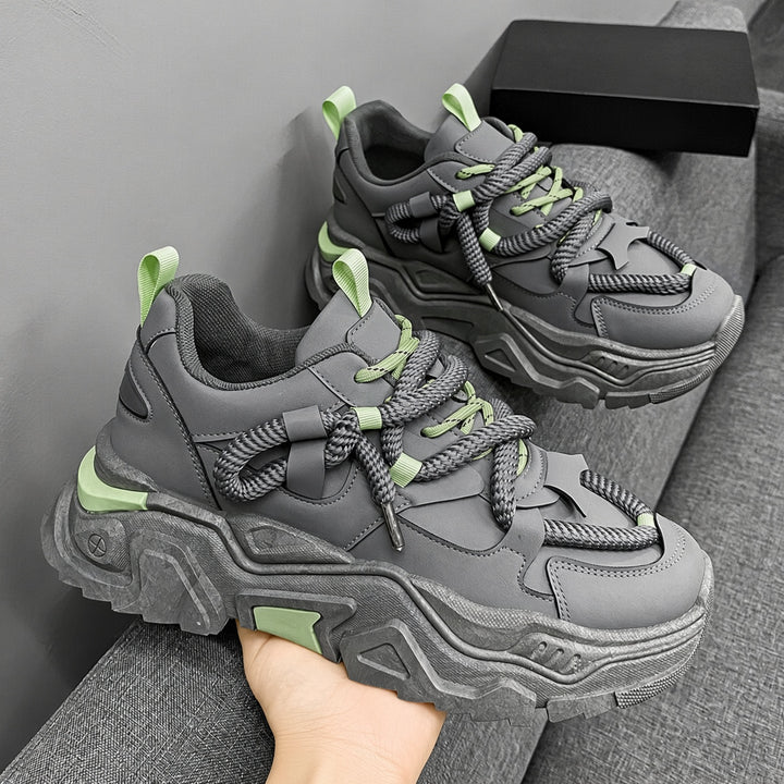 SUNKISSEDSTEP Men’s Chunky Platform Dad Sneakers