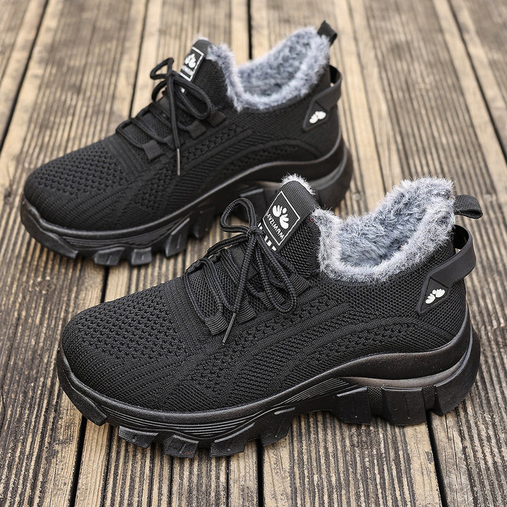 SUNKISSEDSTEP Women’s Plush-Lined Winter Walking Sneakers