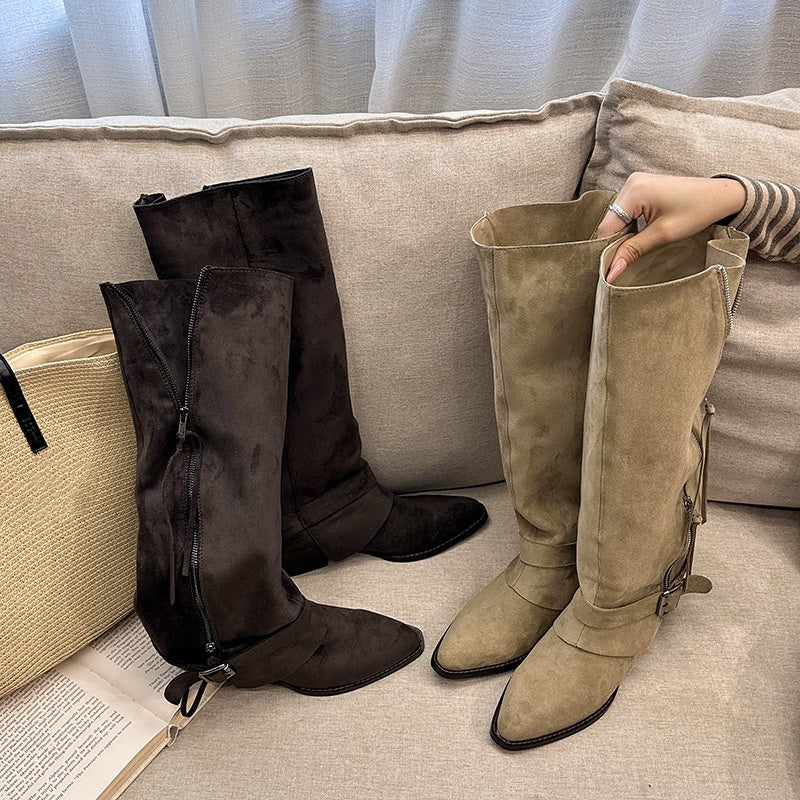 Vintage Western Knee High Boots