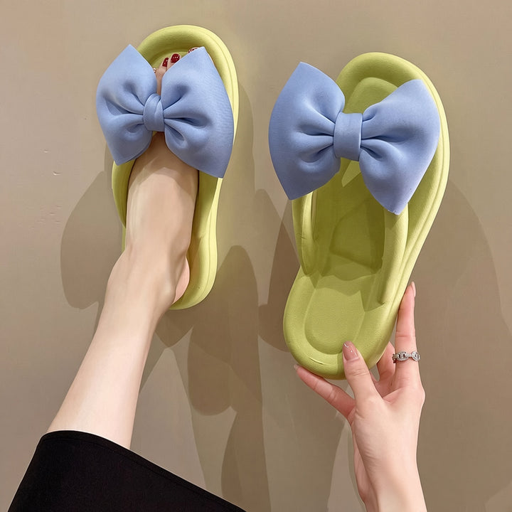 SUNKISSEDSTEP Women’s Oversized Bow EVA Flip Flop Sandals