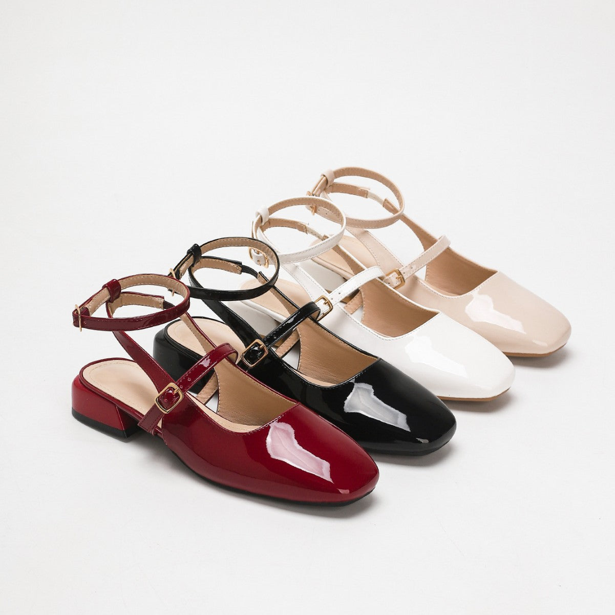 SUNKISSEDSTEP Women’s Mary Jane Slingback Flats (US 6–9.5)