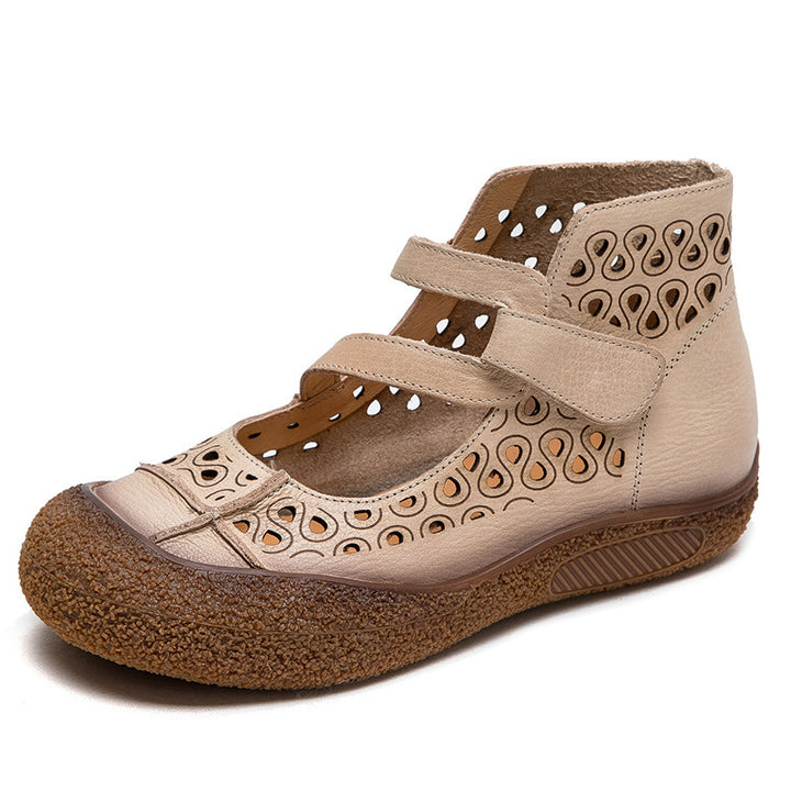 SUNKISSEDSTEP Women’s Vintage Cutout Mary Jane Flats