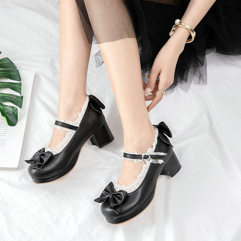 Sweet Lolita Bow Pumps