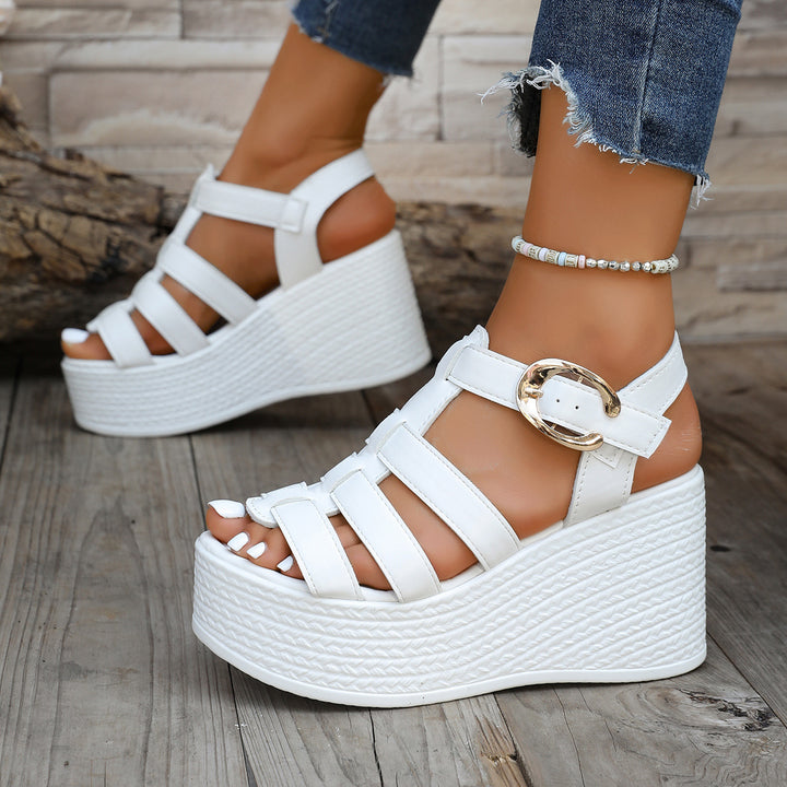 SUNKISSEDSTEP Women’s Platform Wedge Sandals (US 5.5–9.5)