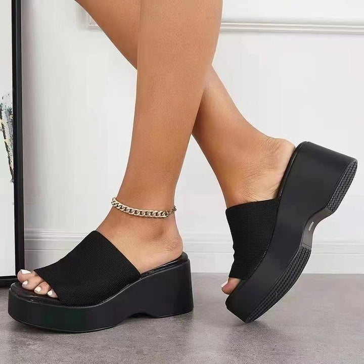 Minimalist Platform Slide Sandals