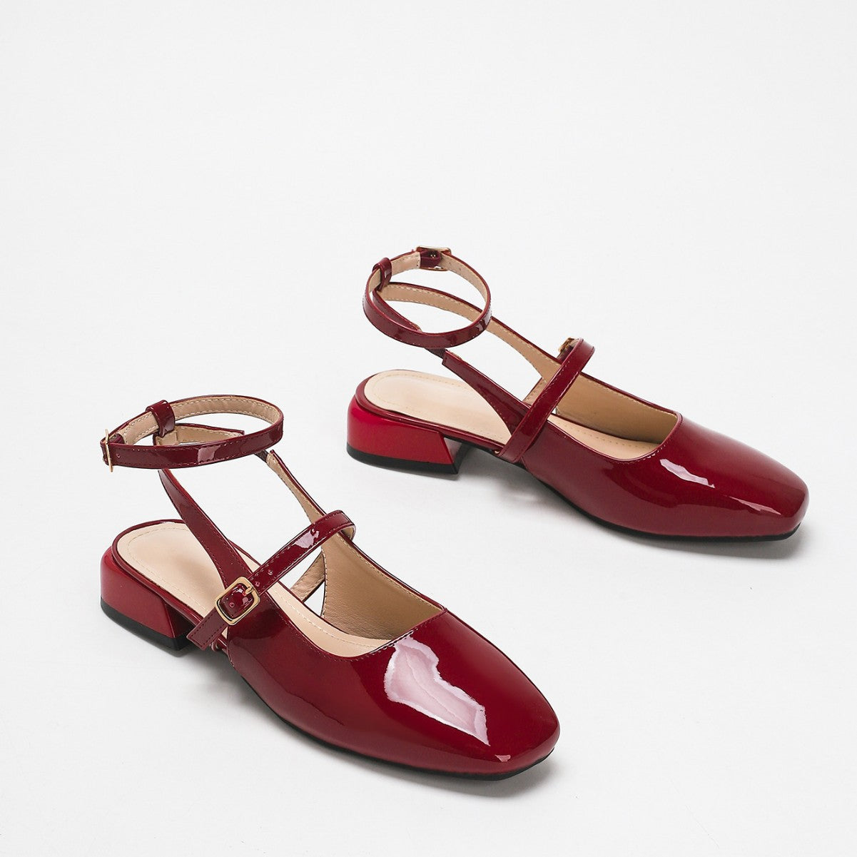 SUNKISSEDSTEP Women’s Mary Jane Slingback Flats (US 6–9.5)