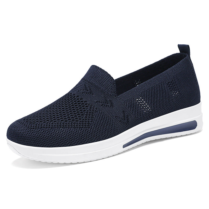Breathable Knit Slip-On Sneakers