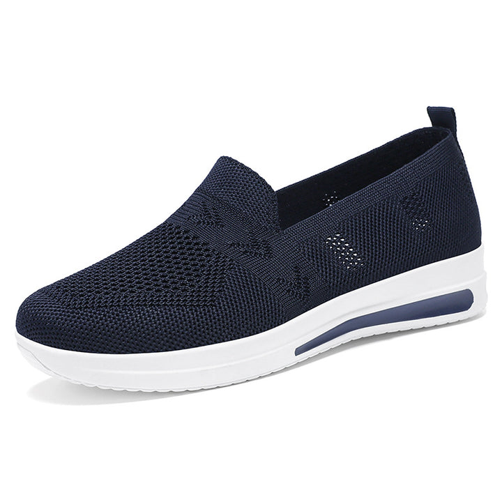 Breathable Knit Slip-On Sneakers