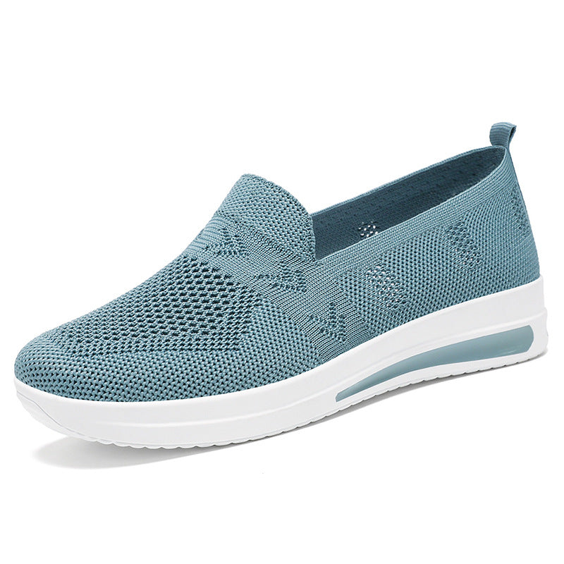 Breathable Knit Slip-On Sneakers