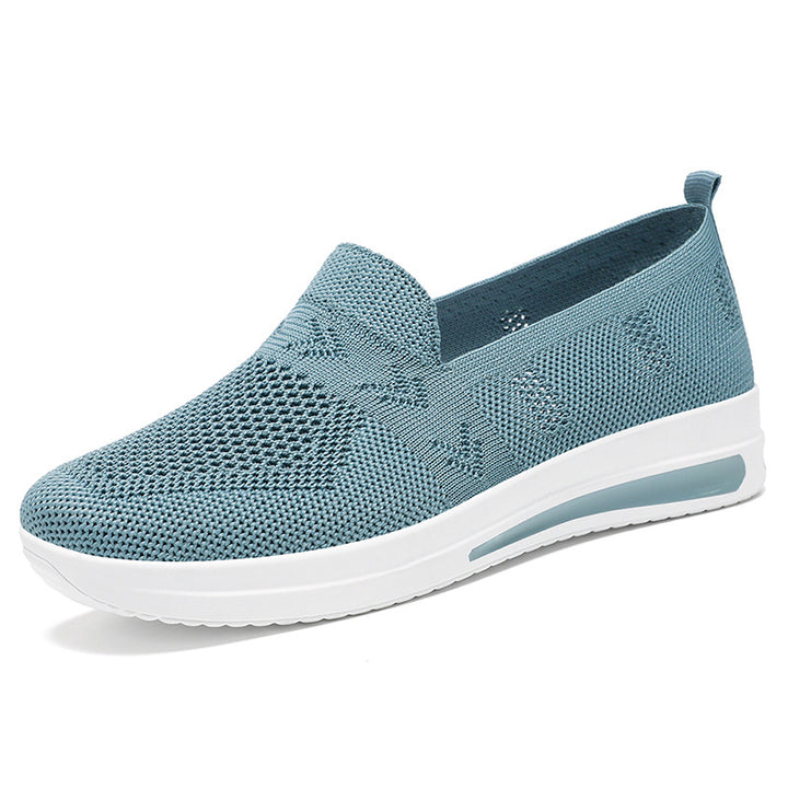 Breathable Knit Slip-On Sneakers
