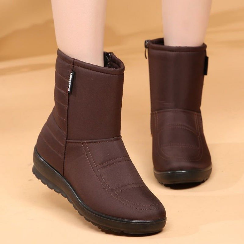 SUNKISSEDSTEP Women’s Waterproof Plush-Lined Snow Boots