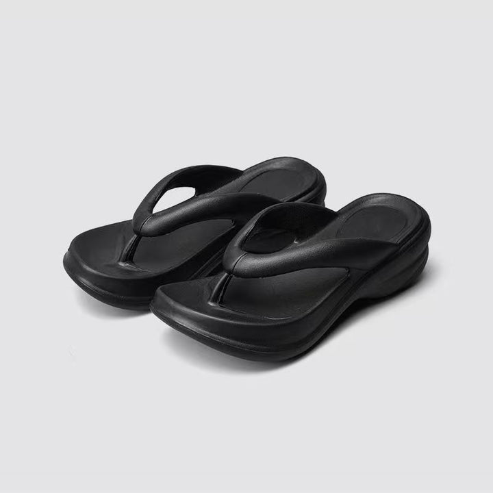 SUNKISSEDSTEP Women’s Soft Step EVA Wedge Flip Flops