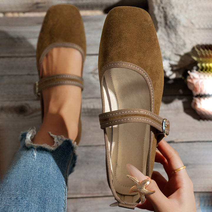 SUNKISSEDSTEP Women’s Soft Strap Mary Jane Flats