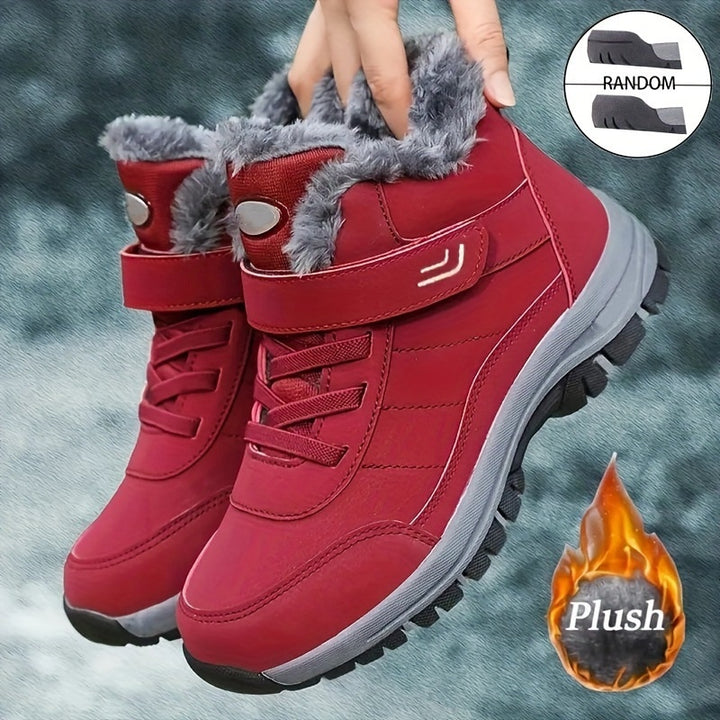 SUNKISSEDSTEP Women’s Wide-Fit Plush Snow Boots&amp;nbsp