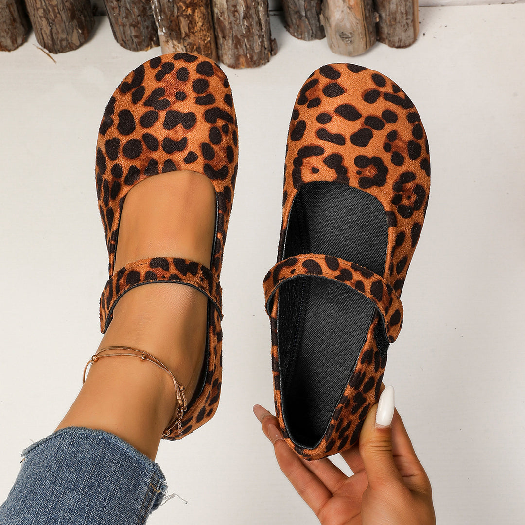 SUNKISSEDSTEP Women’s Suede Mary Jane Flat Shoes