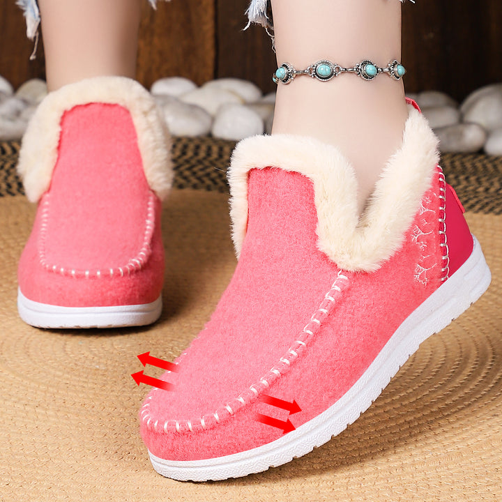 SUNKISSEDSTEP Women’s Plush-Lined Moccasin Winter Boots