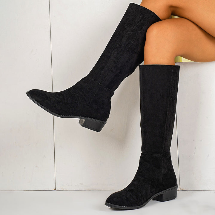 SUNKISSEDSTEP Women’s Heritage Suede Knee-High Boots