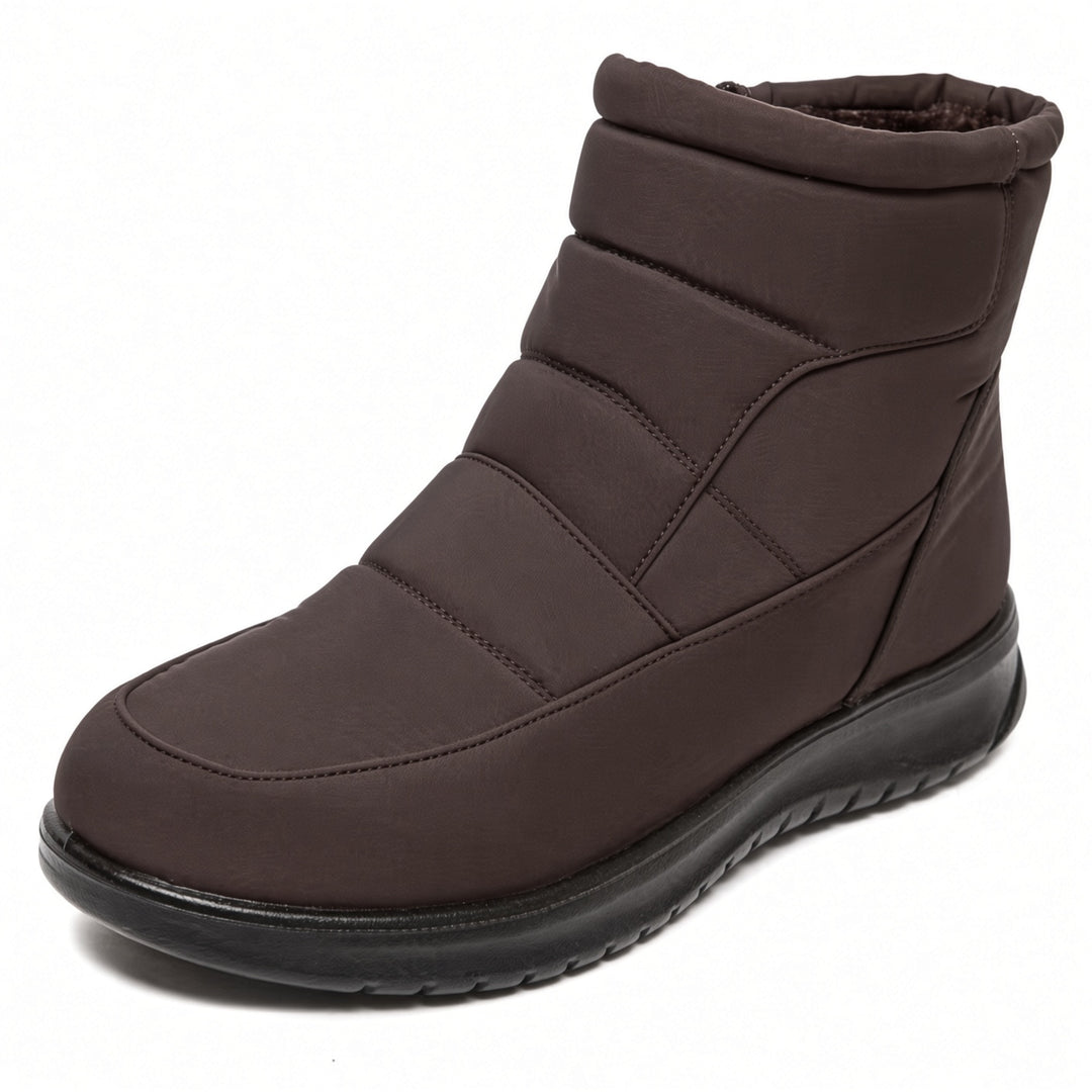 SUNKISSEDSTEP Women’s Cozy Side-Zip Winter Ankle Boots