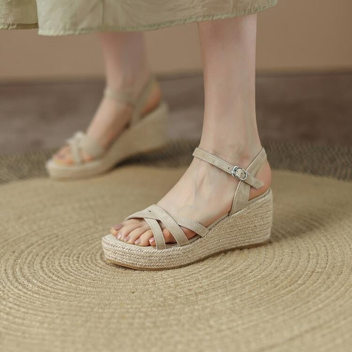 SUNKISSEDSTEP Women’s Riviera Espadrille Platform Wedge Sandals (US 5.5–8)