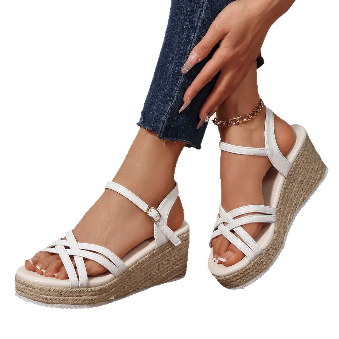 SUNKISSEDSTEP Women’s Riviera Espadrille Platform Wedge Sandals (US 5.5–8)