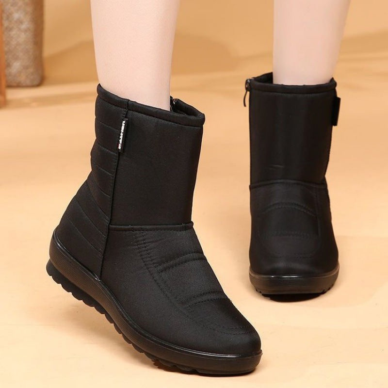 SUNKISSEDSTEP Women’s Waterproof Plush-Lined Snow Boots
