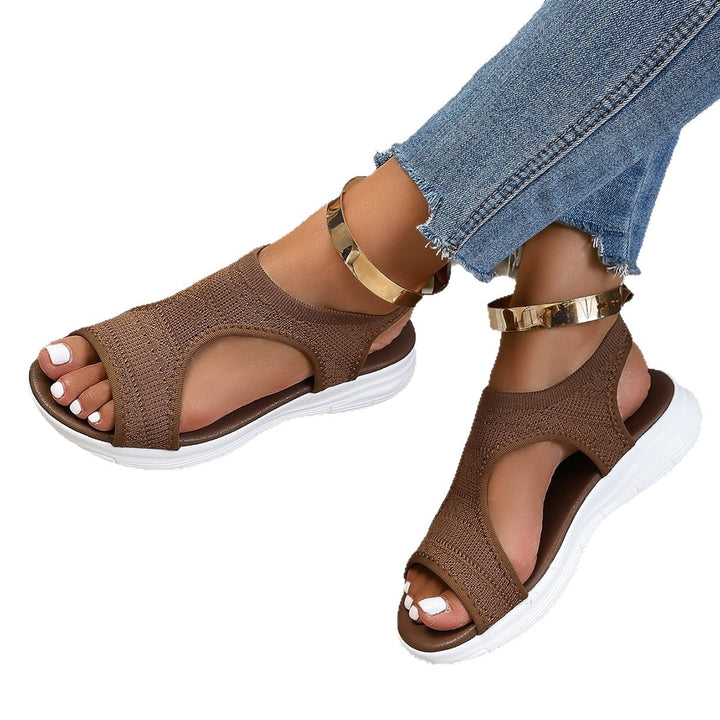 SUNKISSEDSTEP Women’s AirFlex Knit Sport Sandals (US 6–9.5)