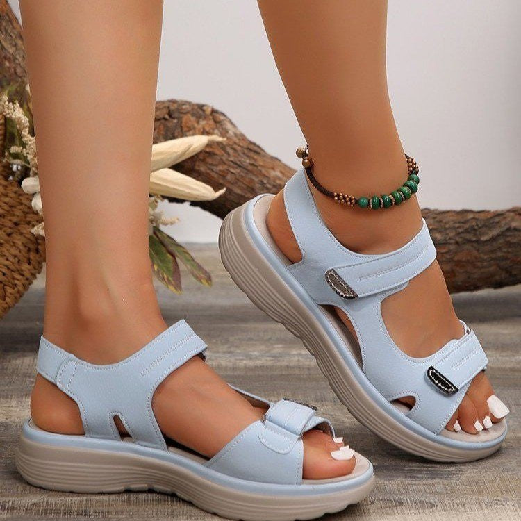 SUNKISSEDSTEP Women’s Velcro Sport Wedge Sandals