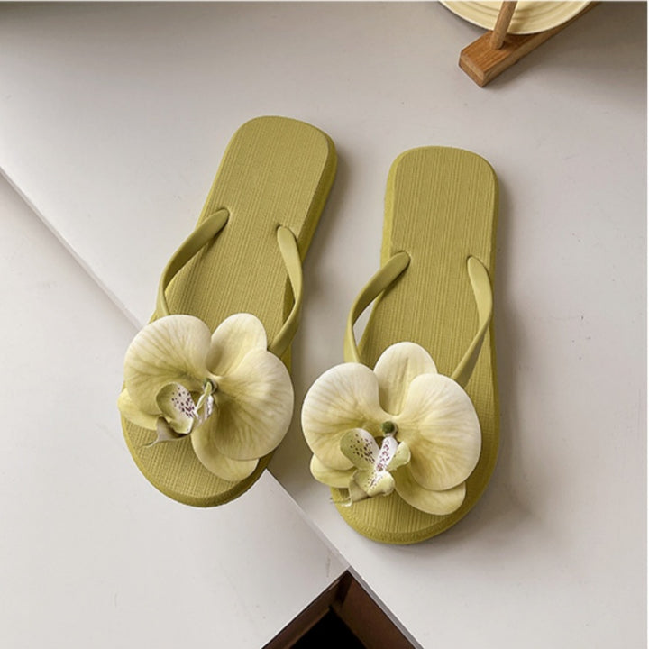 Floral Flip-Flop Sandals