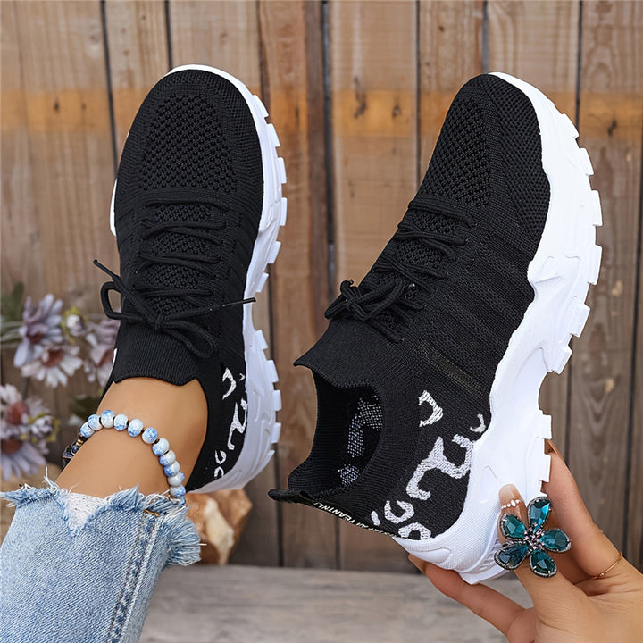 SUNKISSEDSTEP Women’s AirFlex Chunky Knit Sneakers