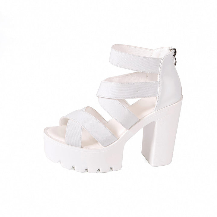 SUNKISSEDSTEP Women’s Platform Heel Sandals (US 6–9.5)