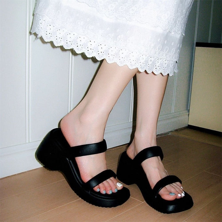 EVA Platform Strap Sandals