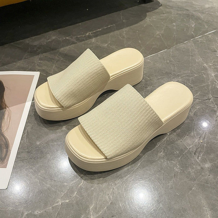 Minimalist Platform Slide Sandals