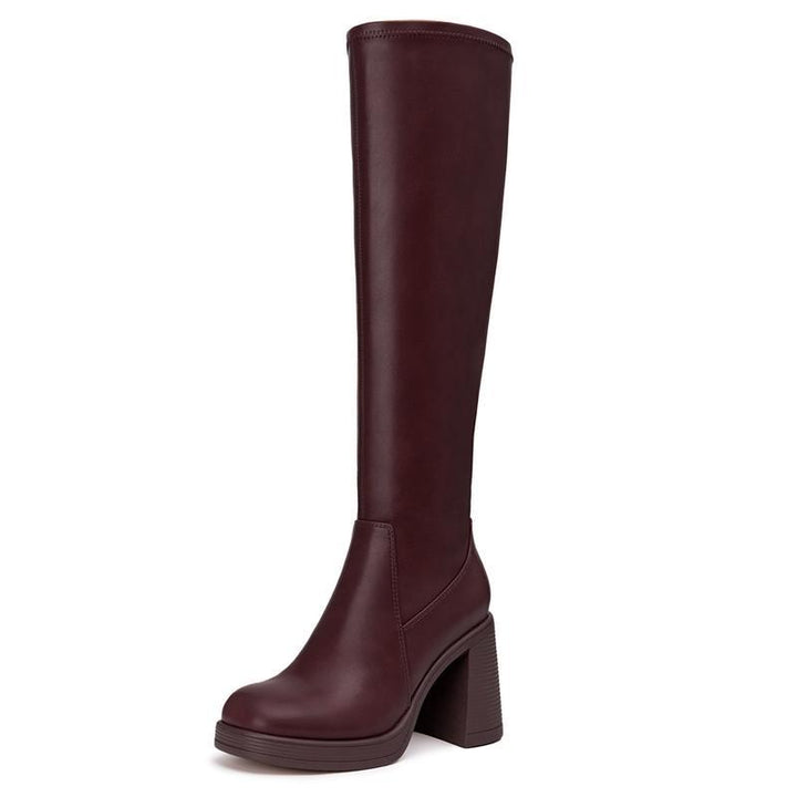 SUNKISSEDSTEP Women’s Classic Stretch Riding Boots