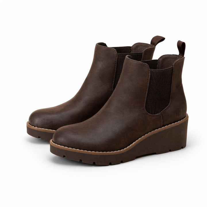 SUNKISSEDSTEP Women’s Wedge Chelsea Rain Boots