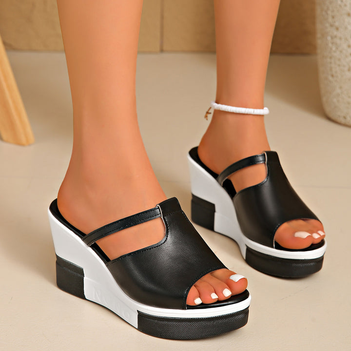 SUNKISSEDSTEP Women’s Aria Wedge Platform Slides (US 5.5–9.5)