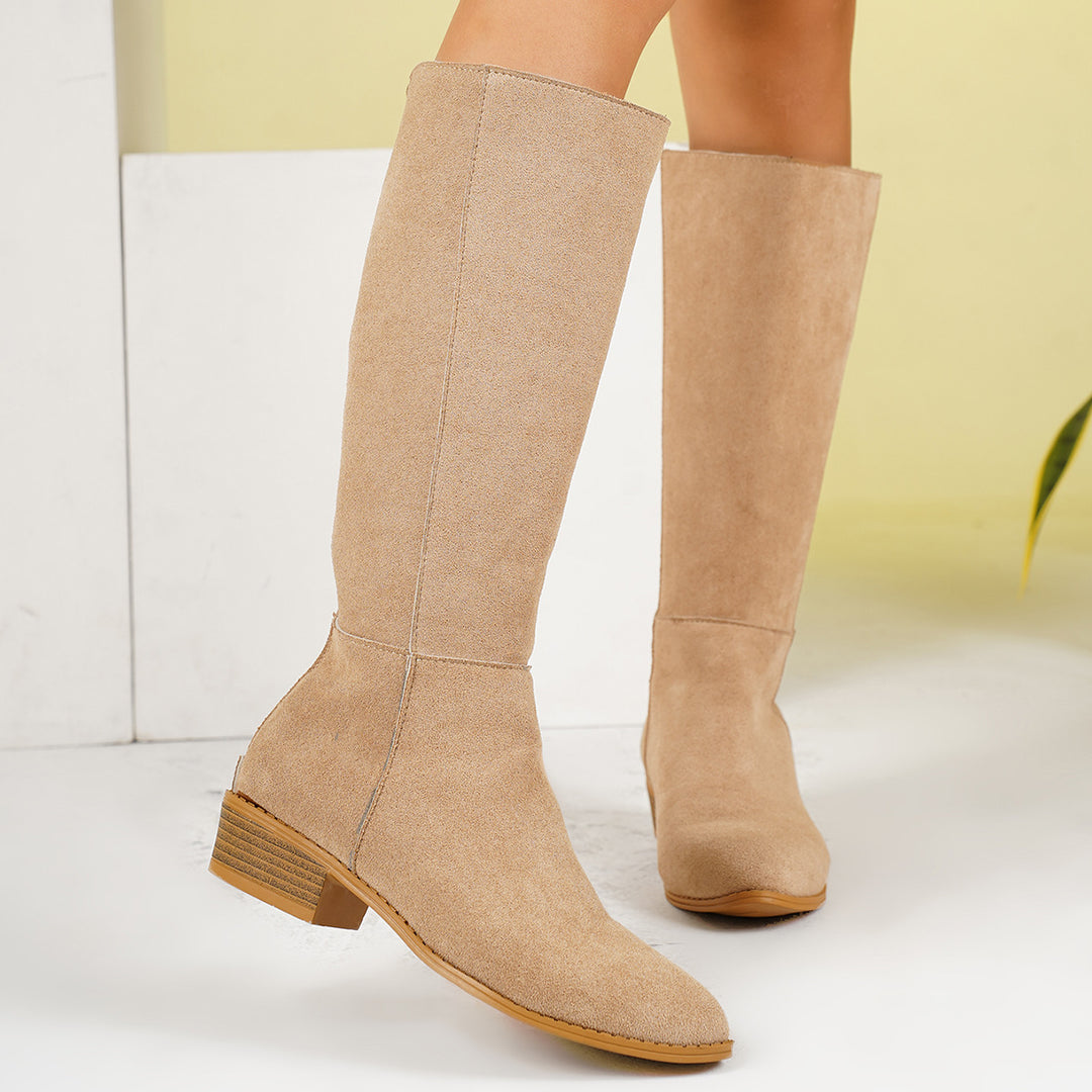 SUNKISSEDSTEP Women’s Heritage Suede Knee-High Boots