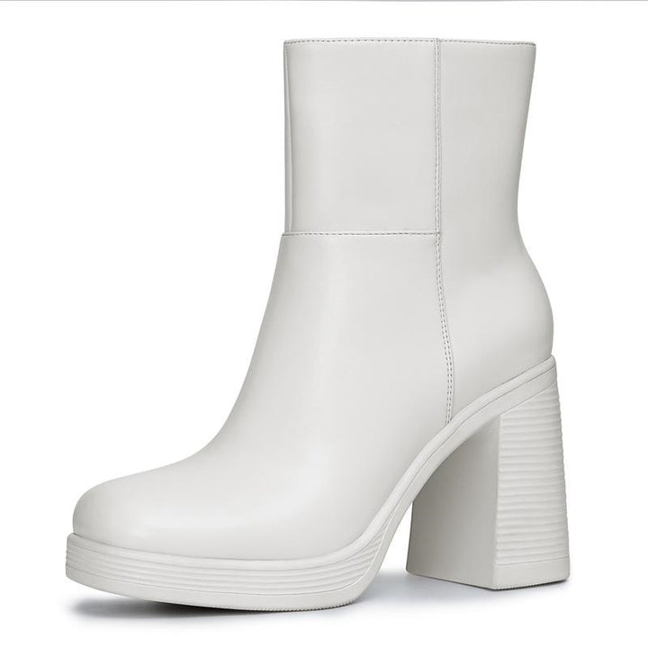 SUNKISSEDSTEP Women’s Chunky Heel Ankle Boots