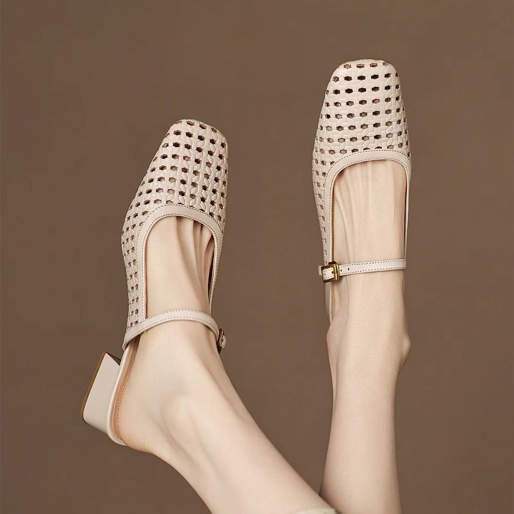 Vintage Woven Mule Sandals