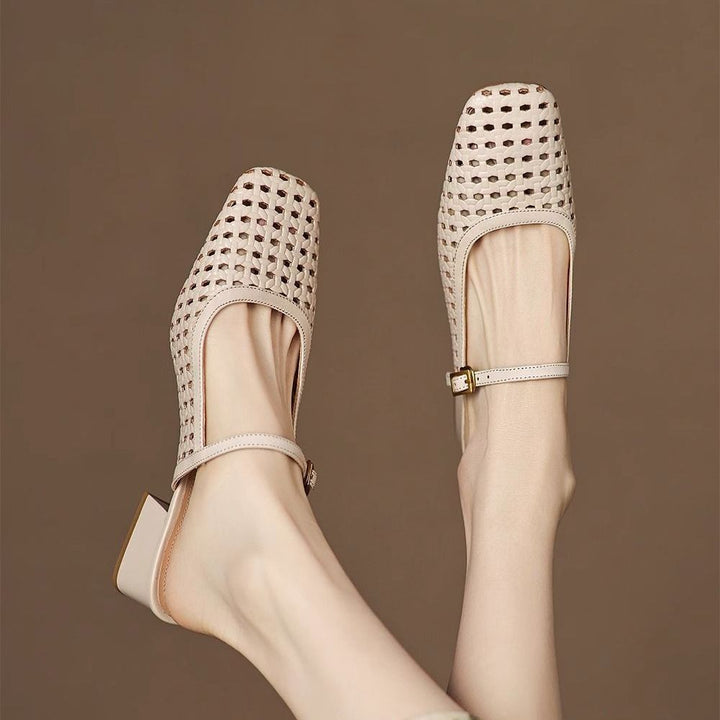 Vintage Woven Mule Sandals