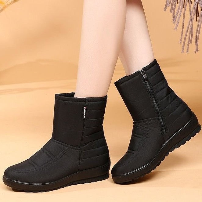 SUNKISSEDSTEP Women’s Waterproof Plush-Lined Snow Boots