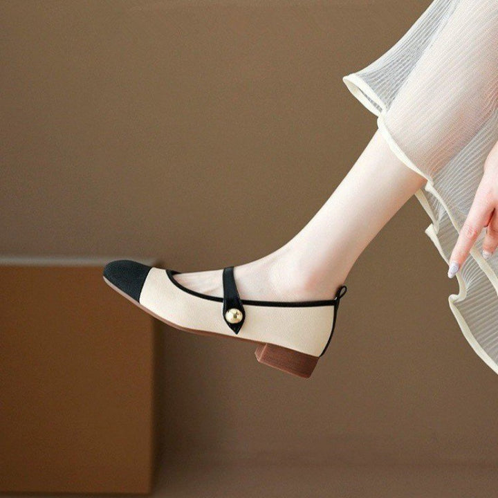 SUNKISSEDSTEP Women’s French Style Mary Jane Flats
