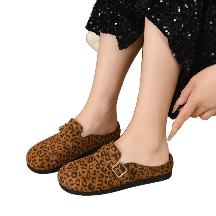SUNKISSEDSTEP Women’s Leopard Heritage Clog Slides (US 5.5–10.5)