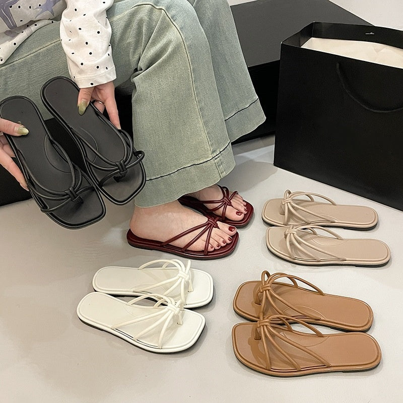 French Thong Slide Sandals&nbsp