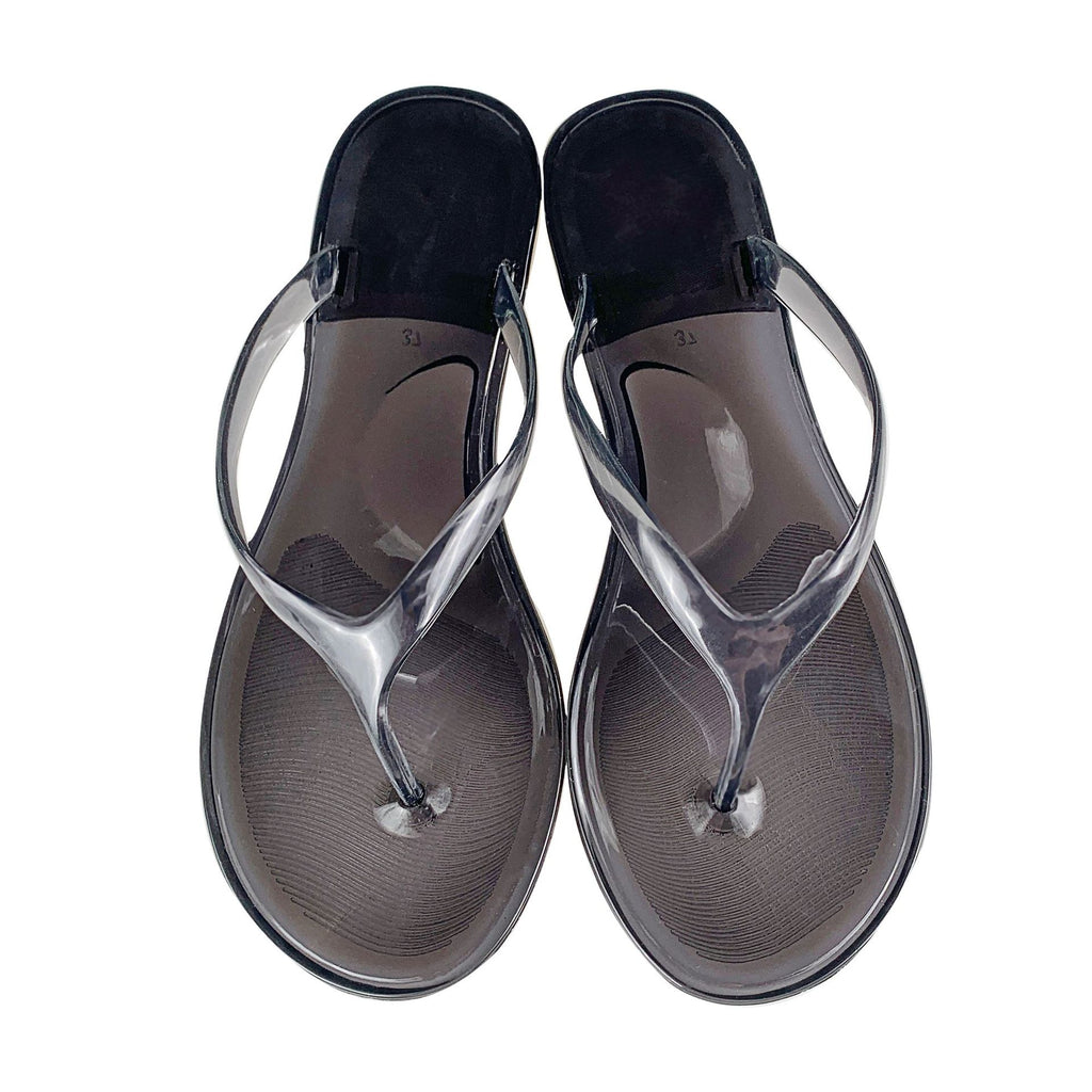 SUNKISSEDSTEP Women’s Crystal Jelly Flip-Flop Sandals (US 6–9)